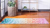 Jane Seymour 2' x 6' Open Hearts Runner Rug thumbnail