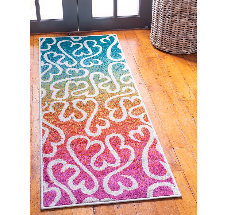 Jane Seymour 2' x 6' Open Hearts Runner Rug