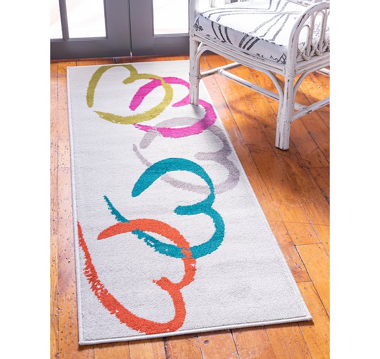 Jane Seymour 2' x 6' Open Hearts Runner Rug