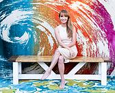 2' x 6' Open Hearts Runner Rug thumbnail