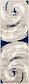 Jane Seymour 2' x 6' Open Hearts Runner Rug thumbnail