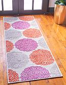 Jane Seymour 2' x 6' Open Hearts Runner Rug thumbnail