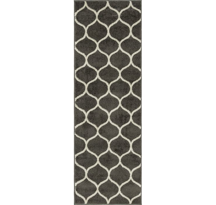 Unique Loom 2' x 6' Trellis Frieze Runner Rug