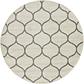 4' x 4' Lattice Frieze Round Rug thumbnail
