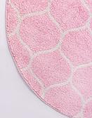 4' x 4' Trellis Frieze Round Rug thumbnail