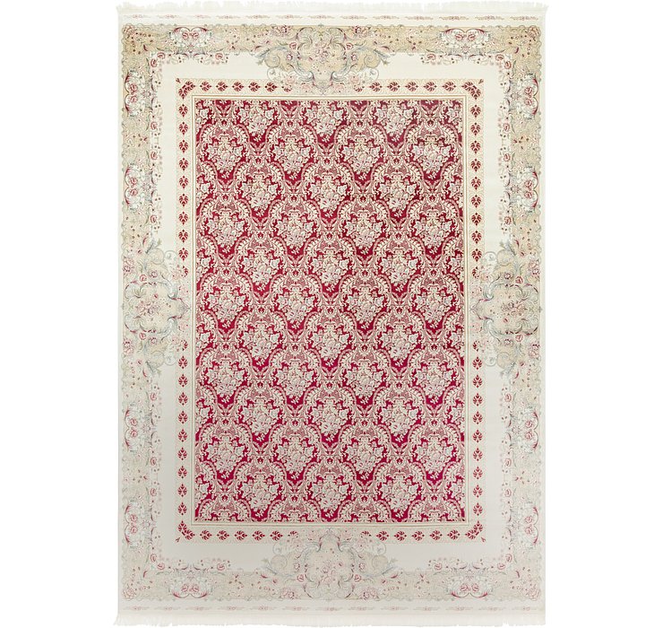 9' 2 x 12' 6 Qom Bamboo Silk Rug