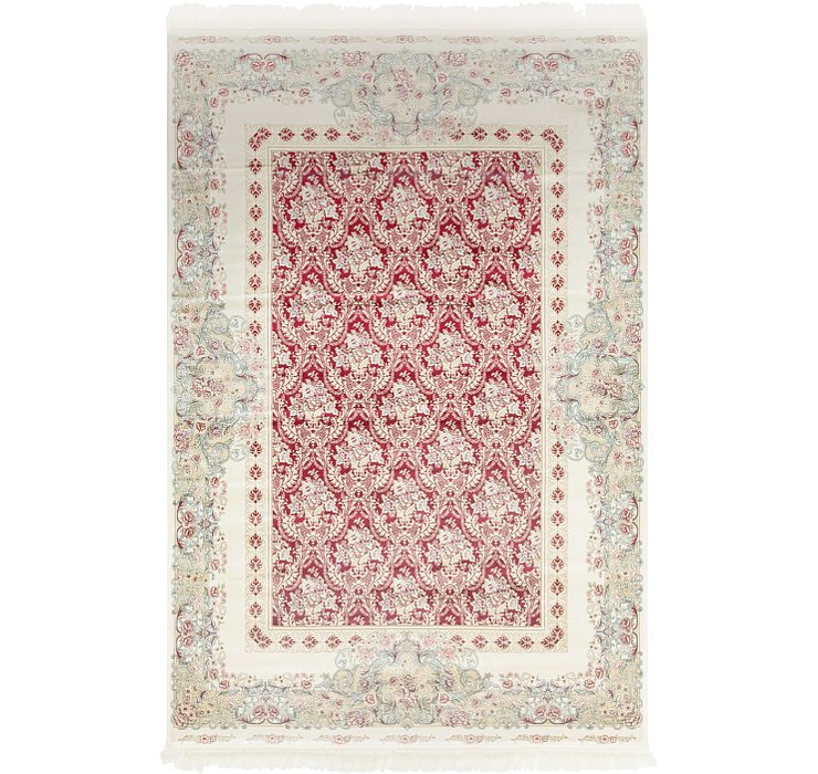 5' x 7' 3 Qom Bamboo Silk Rug