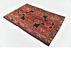 HandKnotted 4' x 5' 9 Hamedan Persian Rug