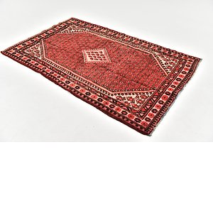 HandKnotted 4' 3 x 7' Hamedan Persian Rug