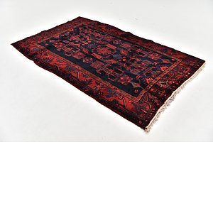 HandKnotted 4' 6 x 7' 4 Sirjan Persian Rug