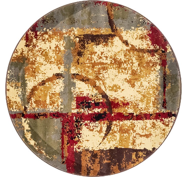 4' x 4' Cafe Round Rug