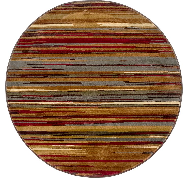 4' x 4' Coffee Shop Round Rug