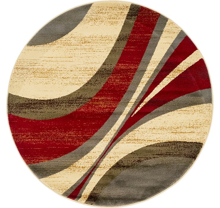 4' x 4' Cafe Round Rug