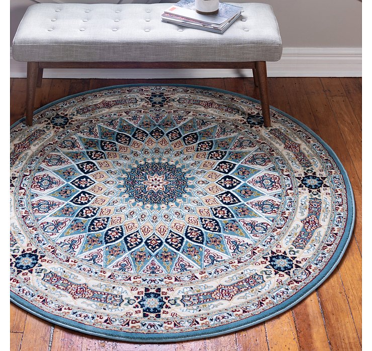10' x 10' Nain Design Round Rug