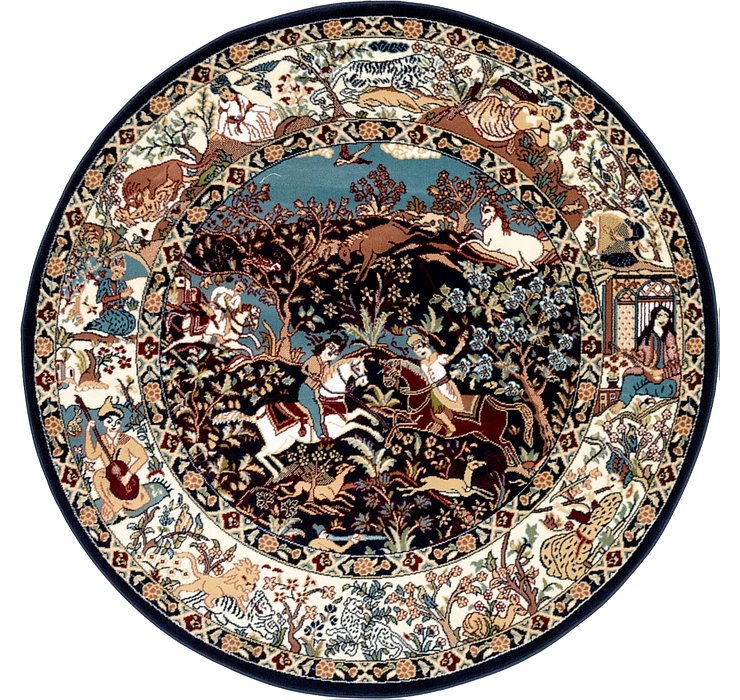 5' x 5' Rabia Round Rug