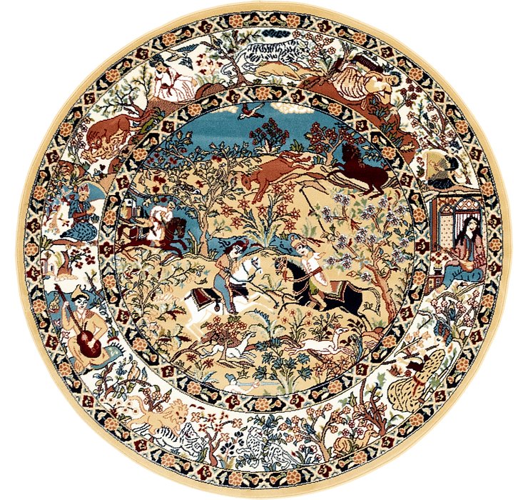 5' x 5' Rabia Round Rug