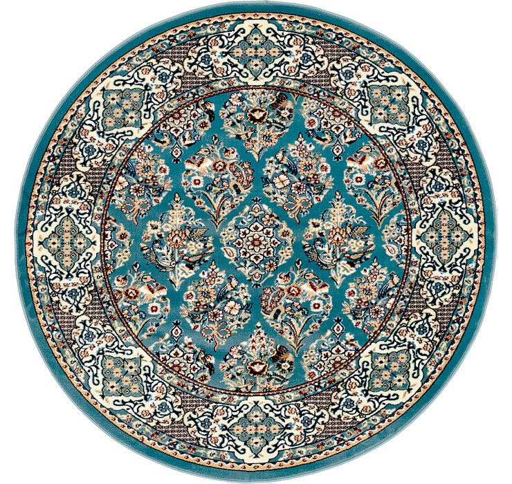 5' x 5' Nain Design Round Rug