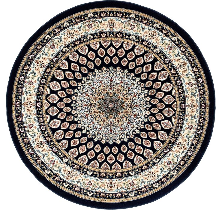 5' x 5' Nain Design Round Rug