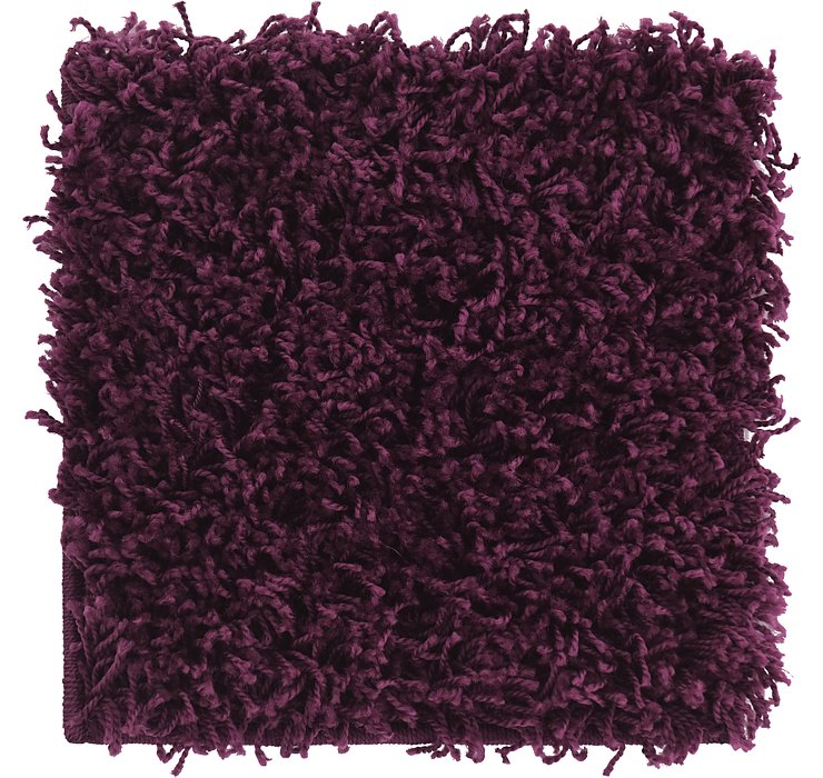 1' x 1' Solid Shag Sample Rug