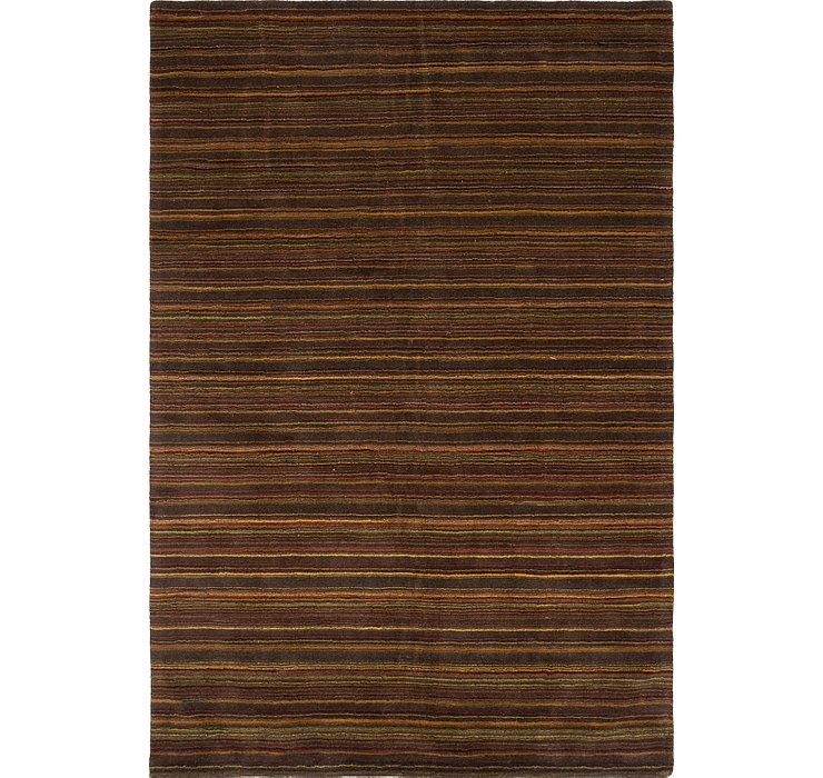 6' 7 x 9' 9 Gabbeh Rug
