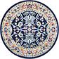 3' 3 x 3' 3 Kashan Design Round Rug thumbnail