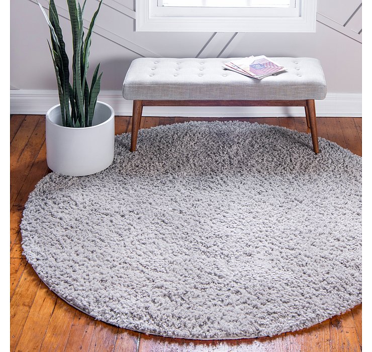 5' x 5' Zermatt Shag Round Rug