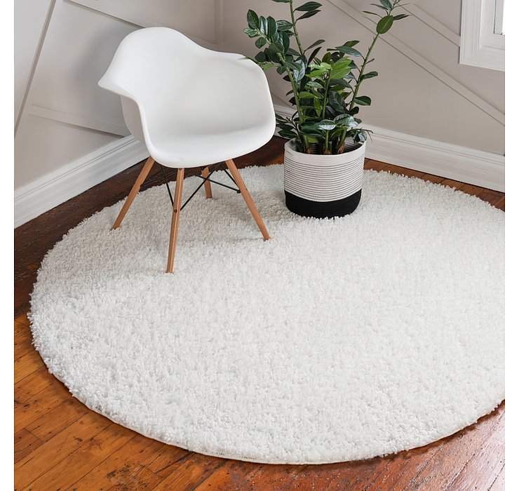 8' x 8' Zermatt Shag Round Rug