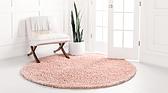 6' 7 x 6' 7 Zermatt Shag Round Rug thumbnail