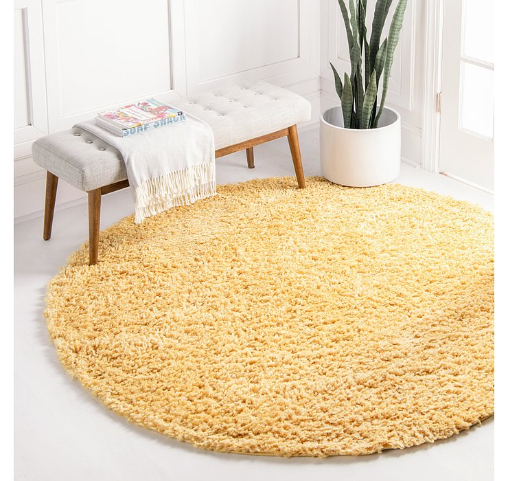 183cm x 183cm Zermatt Shag Round Rug