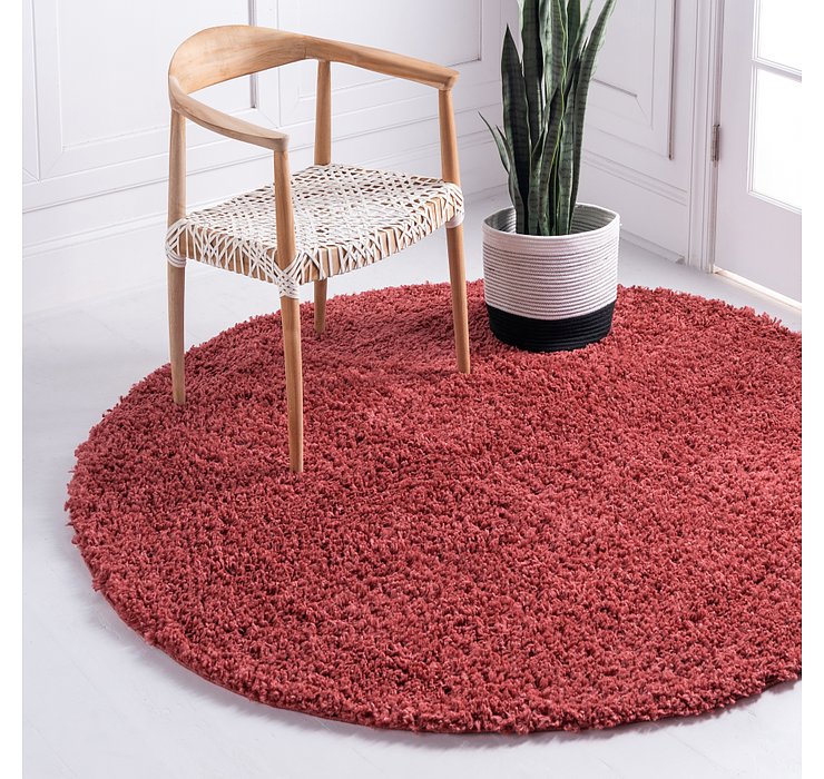 6' 7 x 6' 7 Zermatt Shag Round Rug