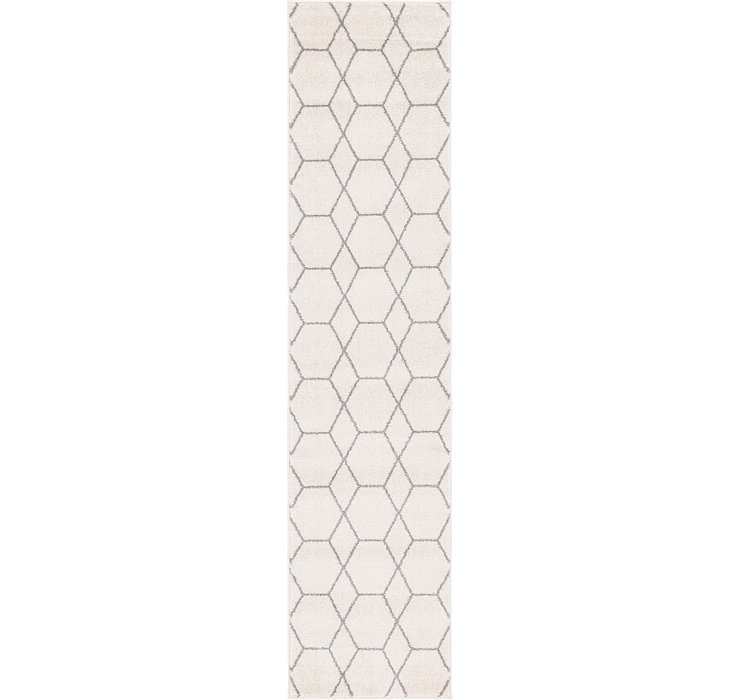 2' x 8' 8 Trellis Frieze Runner Rug