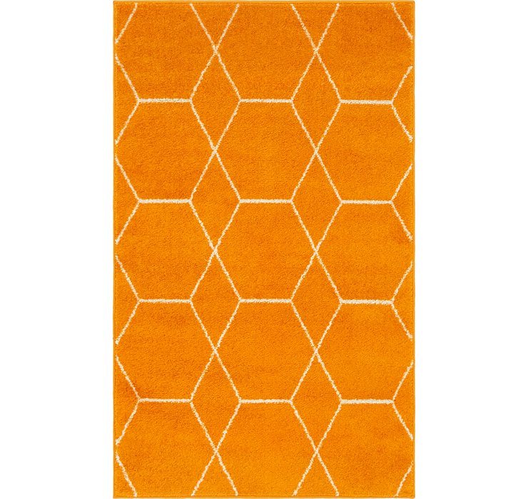 3' 3 x 5' 3 Trellis Frieze Rug