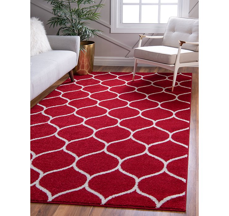 4' x 6' Lattice Frieze Rug
