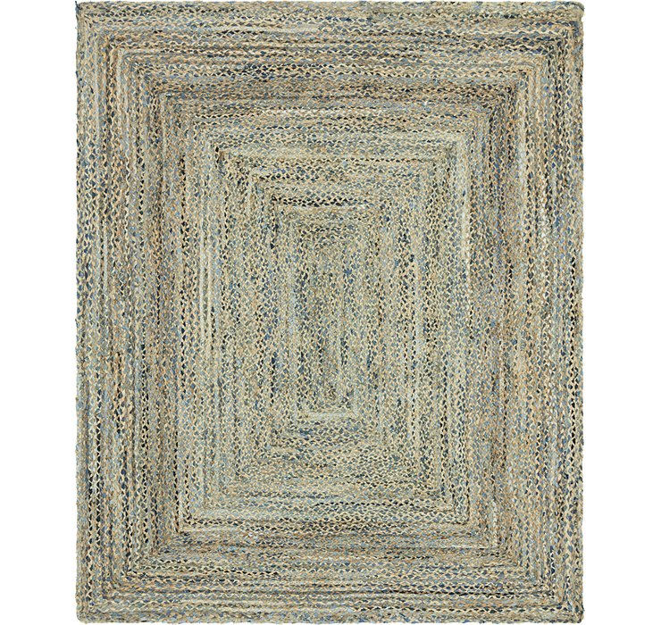 8' x 10' Braided Chindi Rug