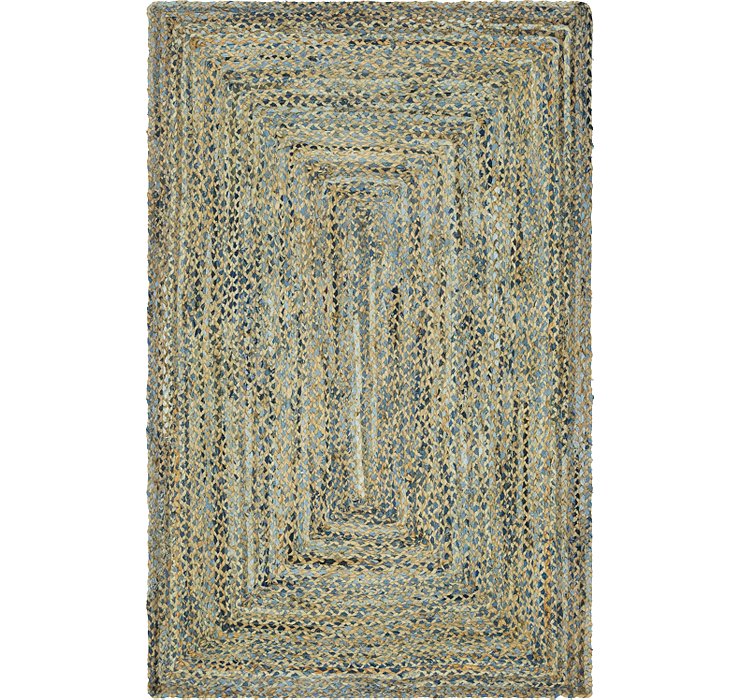 5' x 8' Braided Chindi Rug