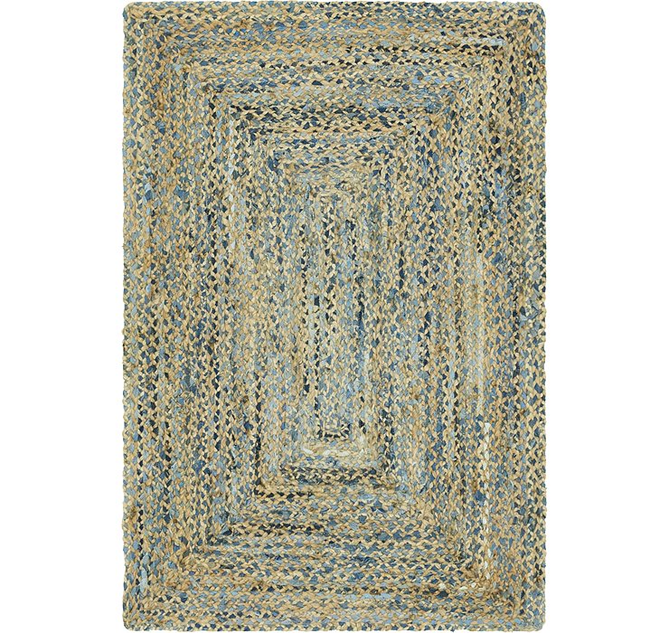 4' x 6' Braided Chindi Rug