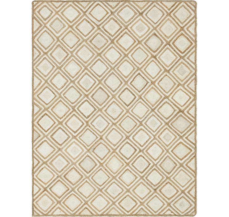 275cm x 365cm Braided Jute Rug