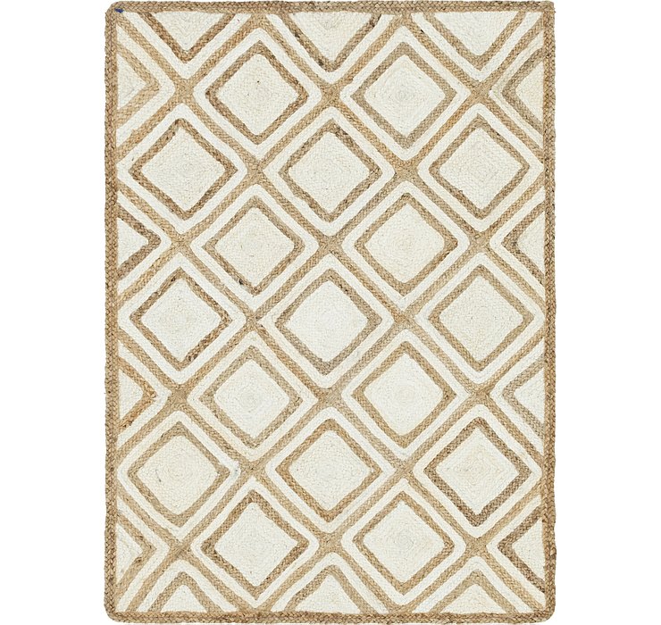 122cm x 183cm Braided Jute Rug