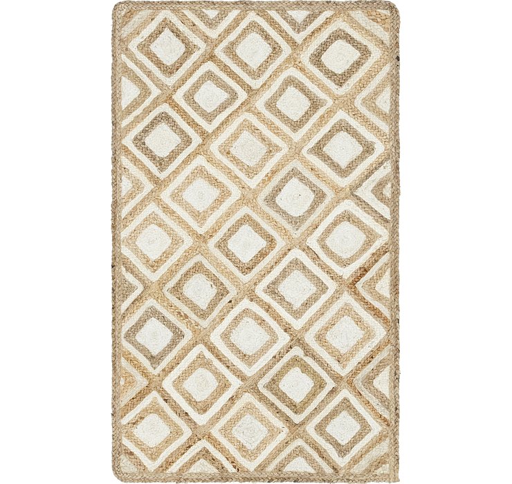 100cm x 152cm Braided Jute Rug