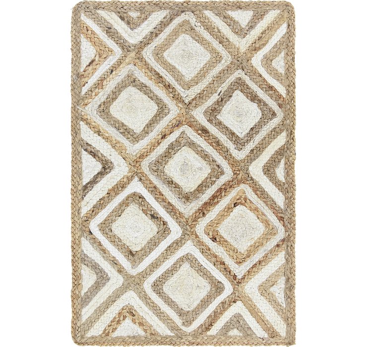 60cm x 90cm Braided Jute Rug
