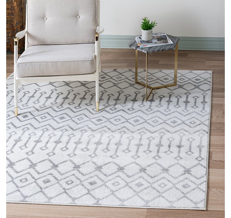 8' x 8' Kasbah Trellis Square Rug