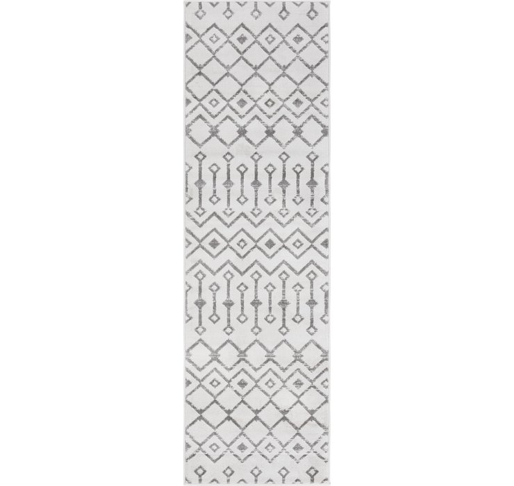 2' 6 x 8' 2 Kasbah Trellis Runner Rug