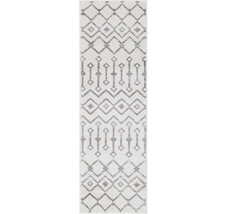 2' x 6' 7 Kasbah Trellis Runner Rug