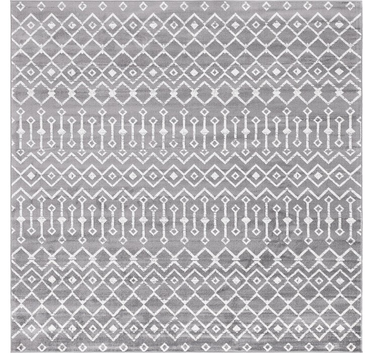 8' x 8' Kasbah Trellis Square Rug