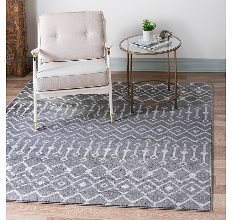8' x 8' Kasbah Trellis Square Rug
