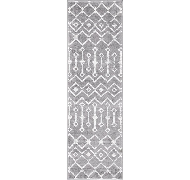 2' x 6' 7 Kasbah Trellis Runner Rug