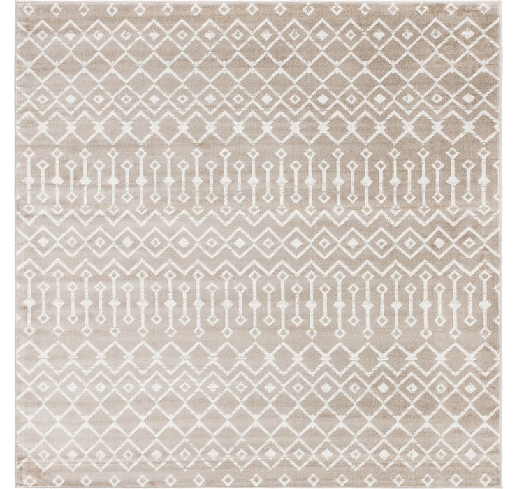8' x 8' Kasbah Trellis Square Rug