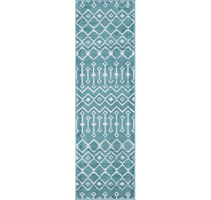 2' x 8' Kasbah Trellis Runner Rug