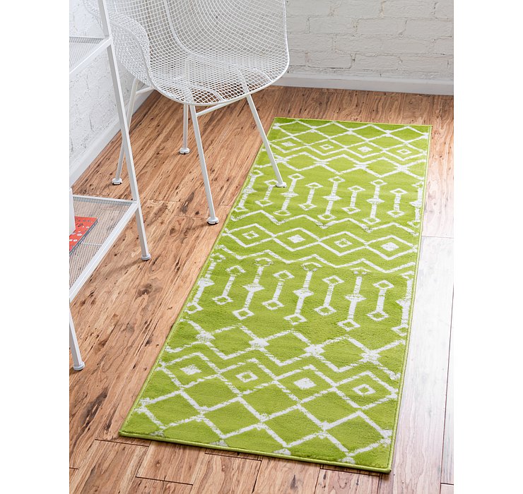 2' x 6' 7 Kasbah Trellis Runner Rug