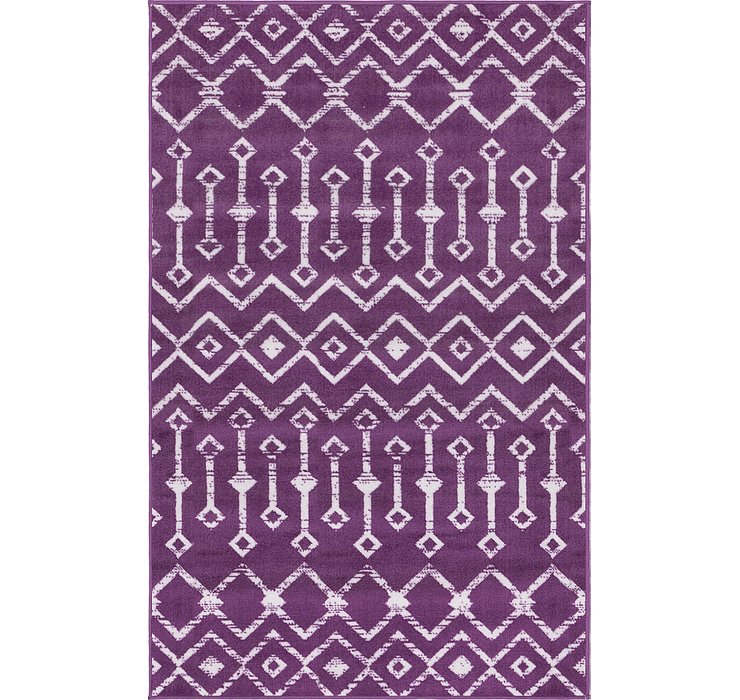 3' 4 x 5' 3 Kasbah Trellis Rug